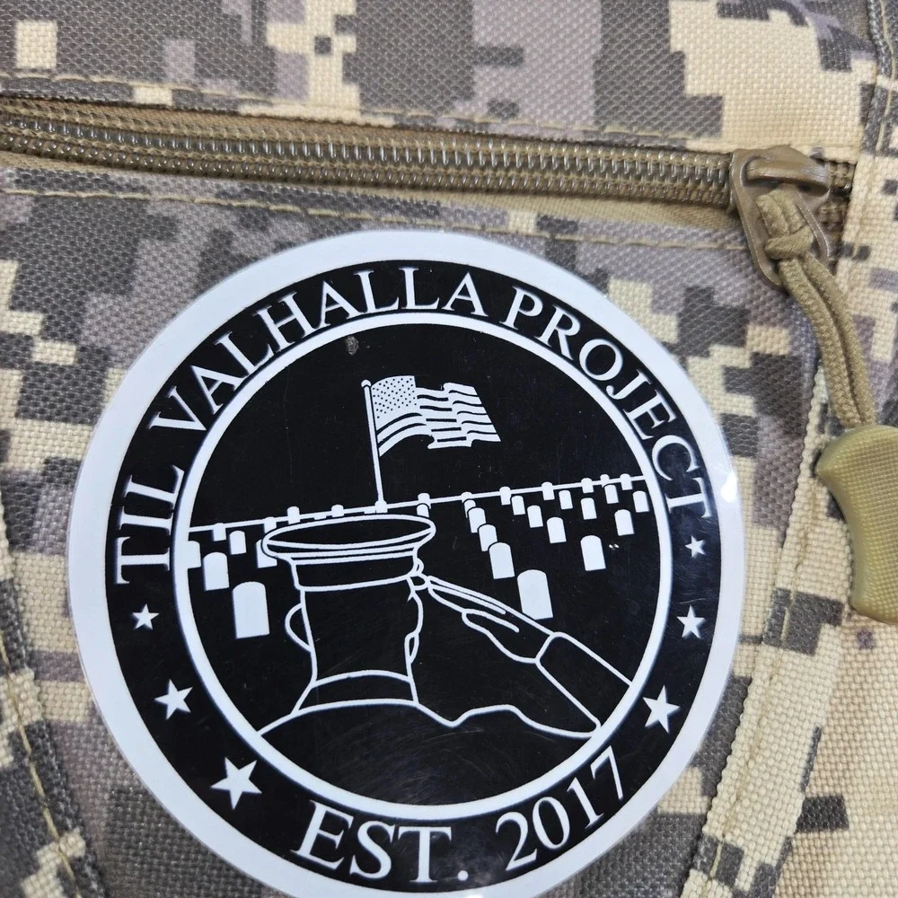 TIL VALHALLA PROJECT Messenger‎ Bag Camouflage Pattern Adjustable Straps